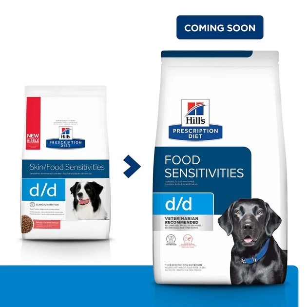 Hill's Prescription Diet d/d Skin/Food Sensitivities Potato & Salmon Recipe Dry Dog Food 4 Hill's Prescription Diet d/d Skin/Food Sensitivities Potato & Salmon Recipe Dry Dog Food - Image 2