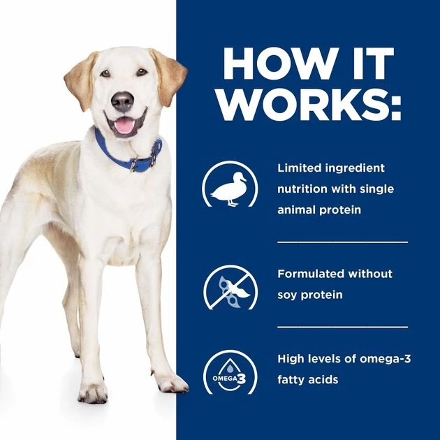 Hill's Prescription Diet d/d Skin/Food Sensitivities Potato & Duck Recipe Dry Dog Food 8 Hill's Prescription Diet d/d Skin/Food Sensitivities Potato & Duck Recipe Dry Dog Food - Image 6