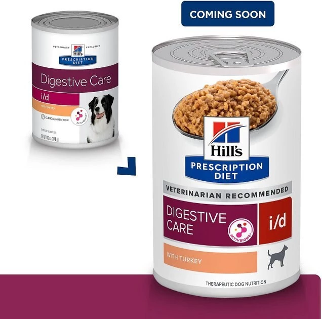 Hill's Prescription Diet||Hill's Prescription Diet Hill's Prescription Diet i/d Digestive Care with Turkey Canned Dog Food, 13-oz & Hill's Prescription Diet i/d Digestive Care Chicken Flavor Dry Dog Food 5 Hill's Prescription Diet||Hill's Prescription Diet Hill's Prescription Diet i/d Digestive Care with Turkey Canned Dog Food, 13-oz & Hill's Prescription Diet i/d Digestive Care Chicken Flavor Dry Dog Food - Image 3