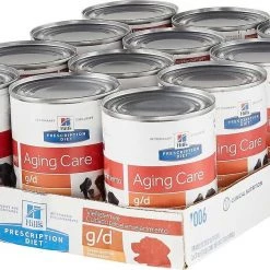 Hill's Prescription Diet g/d Aging Care Turkey Flavor Wet Senior Dog Food 11 Hill's Prescription Diet g/d Aging Care Turkey Flavor Wet Senior Dog Food -Outlet Sullivan Supply Store 289302 PT2. SY630 V1618610240