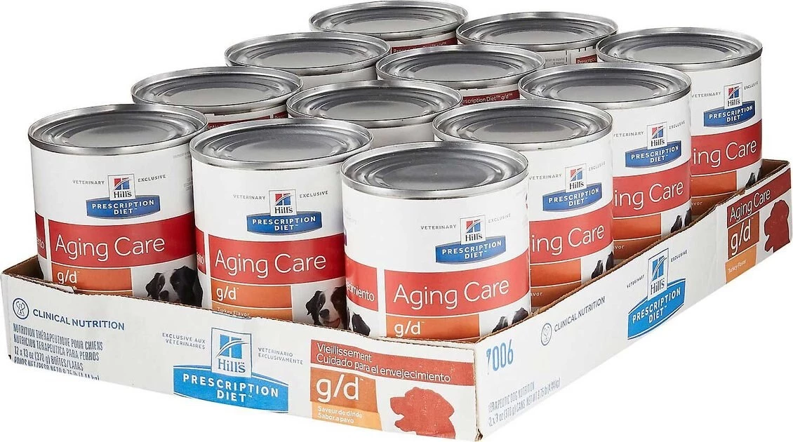 Hill's Prescription Diet g/d Aging Care Turkey Flavor Wet Senior Dog Food 5 Hill's Prescription Diet g/d Aging Care Turkey Flavor Wet Senior Dog Food - Image 3
