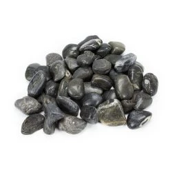 Aquascape Black River Pond Pebbles, 22-lb bag