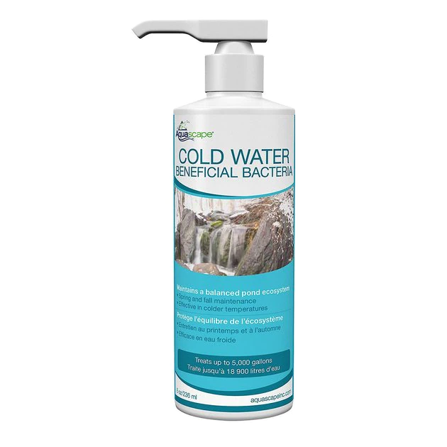 Aquascape Cold Water Beneficial Bacteria Liquid Fish Filter Media 3 Aquascape Cold Water Beneficial Bacteria Liquid Fish Filter Media
