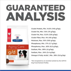 Hill's Prescription Diet g/d Aging Care Chicken Flavor Dry Senior Dog Food -Outlet Sullivan Supply Store 69758 PT6. SY630 V1624311455