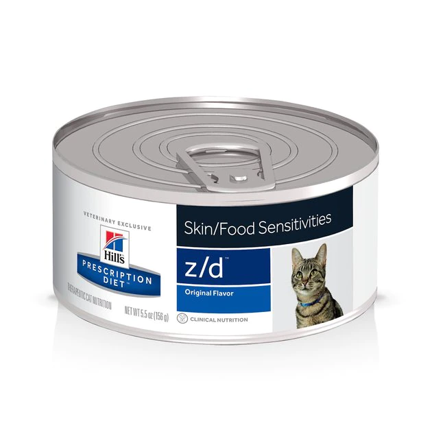 Hill's Prescription Diet z/d Skin/Food Sensitivities Original Flavor Wet Cat Food 3 Hill's Prescription Diet z/d Skin/Food Sensitivities Original Flavor Wet Cat Food