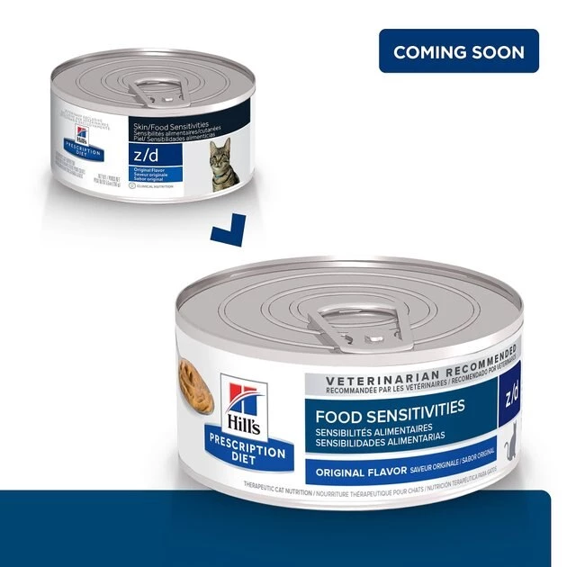Hill's Prescription Diet z/d Skin/Food Sensitivities Original Flavor Wet Cat Food 4 Hill's Prescription Diet z/d Skin/Food Sensitivities Original Flavor Wet Cat Food - Image 2