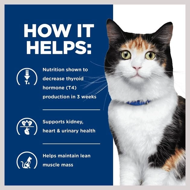 Hill's Prescription Diet y/d Thyroid Care Original Flavor Dry Cat Food 7 Hill's Prescription Diet y/d Thyroid Care Original Flavor Dry Cat Food - Image 5