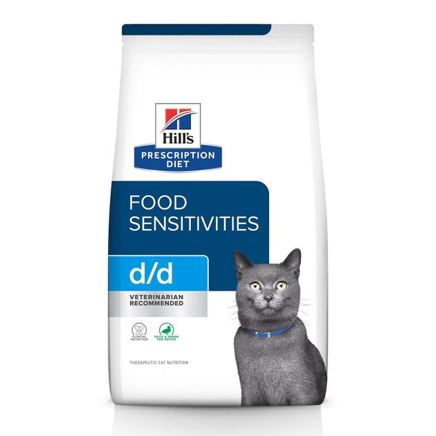 Hill's Prescription Diet d/d Skin/Food Sensitivities Duck & Green Pea Dry Cat Food 3 Hill's Prescription Diet d/d Skin/Food Sensitivities Duck & Green Pea Dry Cat Food