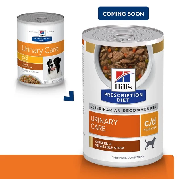 Hill's Prescription Diet c/d Multicare Urinary Care Chicken & Vegetable Stew Flavor Wet Dog Food 3 Hill's Prescription Diet c/d Multicare Urinary Care Chicken & Vegetable Stew Flavor Wet Dog Food - Image 2