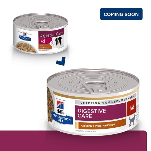 Hill's Prescription Diet i/d Digestive Care Chicken & Vegetable Stew Wet Dog Food 4 Hill's Prescription Diet i/d Digestive Care Chicken & Vegetable Stew Wet Dog Food - Image 2